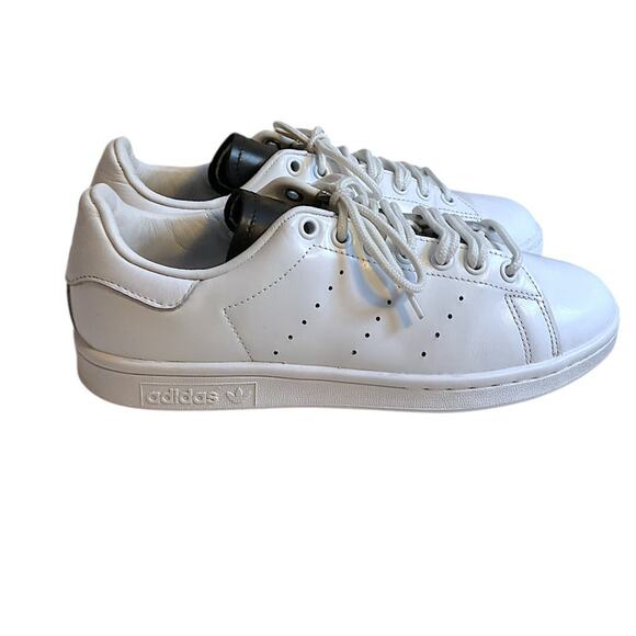 Adidas Stan Smith Sneakers Men's SZ 6 Core White Black Tongue Low Top Limit ED - Picture 7 of 15